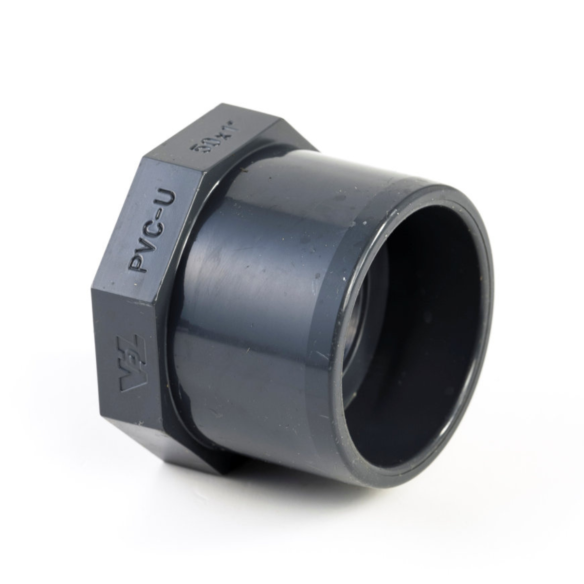 Pvc inzet-schroefring, uitwendig lijm x binnendraad, 16 bar