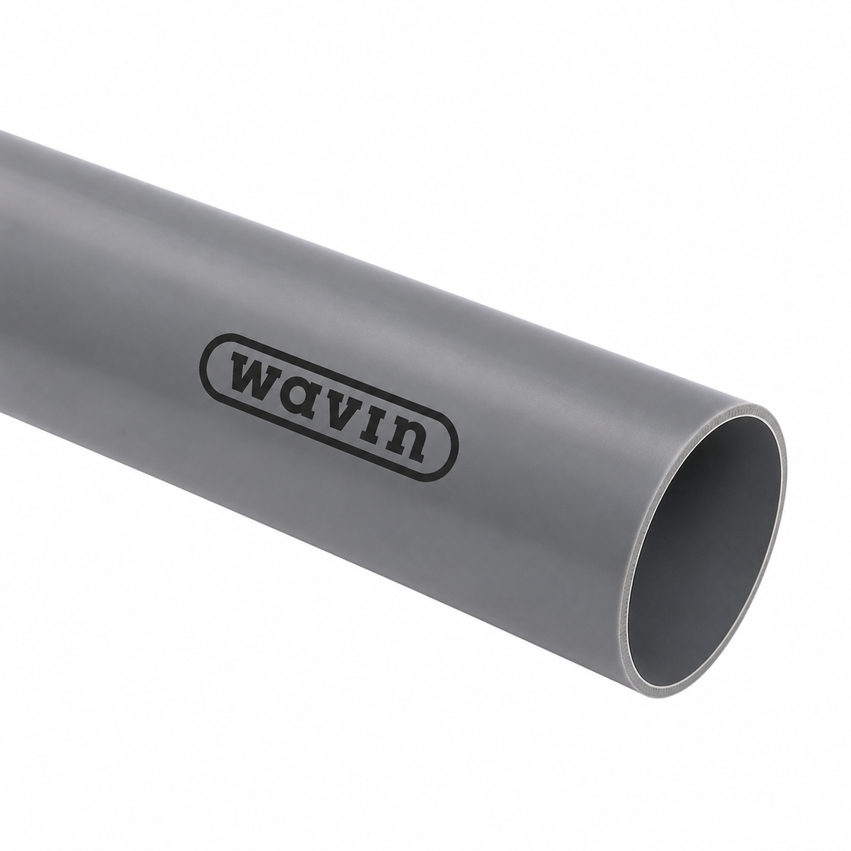 Wavin PVC rioolbuis SN4 75x3mm - grijs - lengte van 4 meter