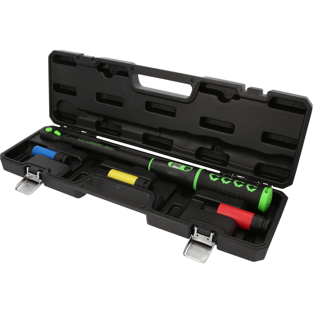 Competition Momentsleutel set 4 delig met omschakelbare ratelkop, 20-200Nm