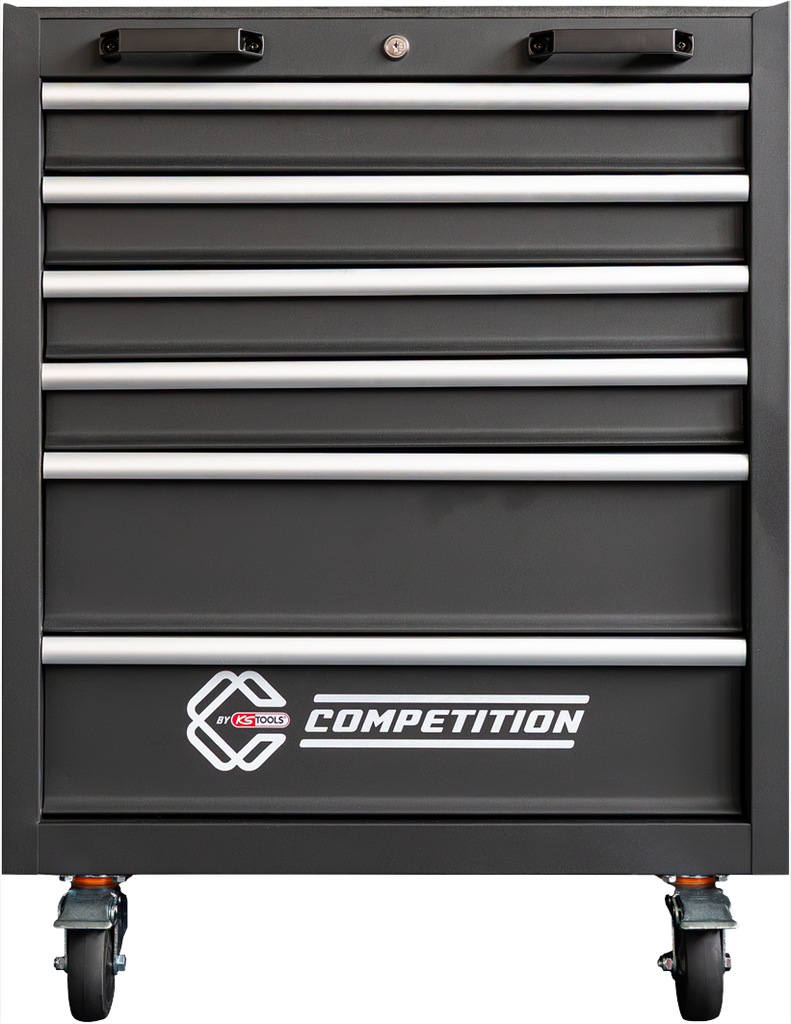 KS Tools Competition gereedschapswand incl RVS werkblad en gereedschapwagen