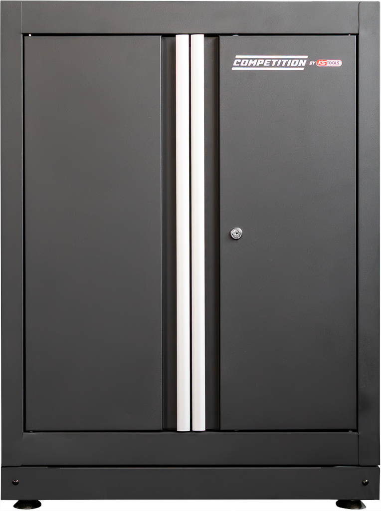 KS Tools Competition gereedschapswand incl RVS werkblad en gereedschapwagen