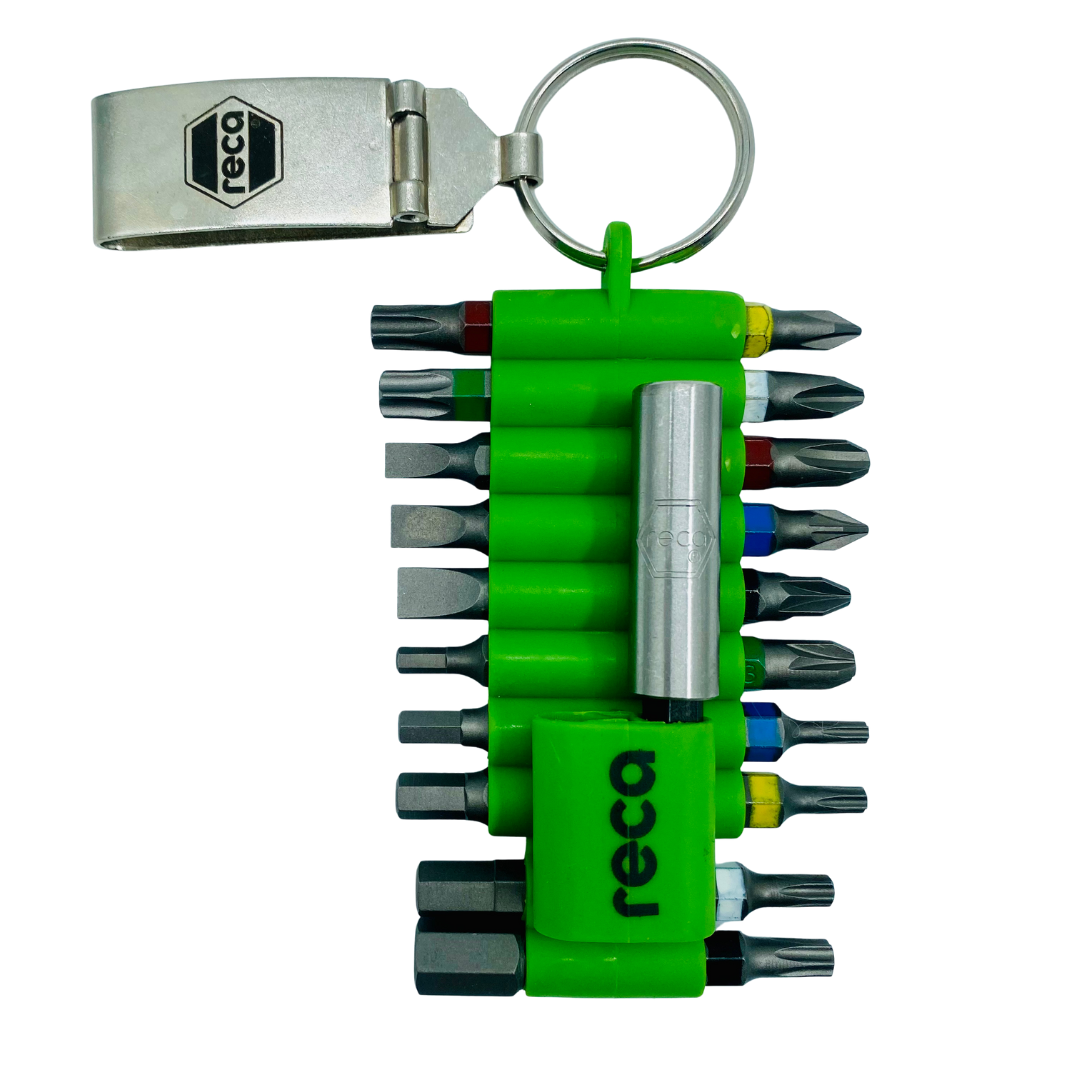 RECA 21 delige bitset met riemclip incl bithouder