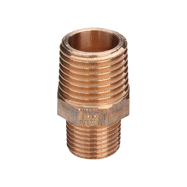 Dubbel nippel Viega verlopend 1/4 x3/8