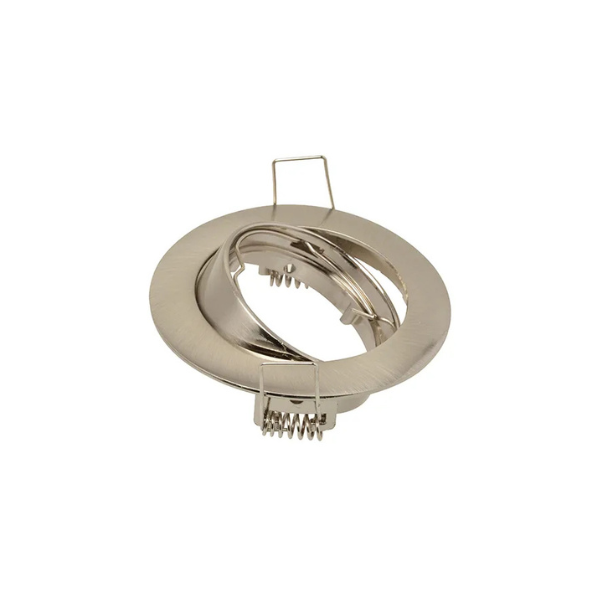 Inbouwspot kantelbaar Ø50mm lamp aluminium geborsteld