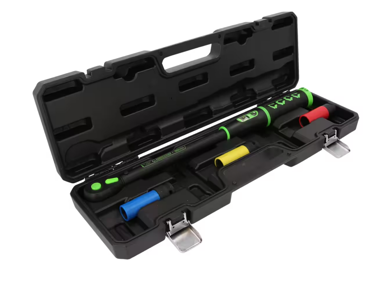 Competition Momentsleutel set 4 delig met omschakelbare ratelkop, 20-200Nm