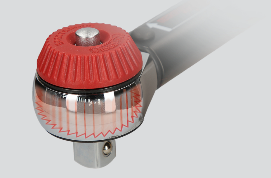 Ks Tools momentsleutel 1/2 ERGOTORQUE®precision met draaiknop-omsteek-ratelkop