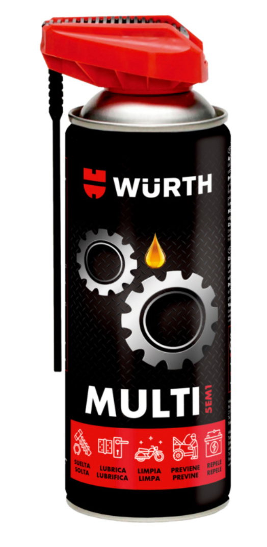 Würth Multispray 400 ml Black edition met corbra kop