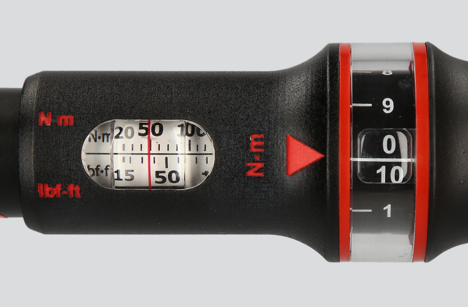 Ks Tools momentsleutel 1/2 ERGOTORQUE®precision met draaiknop-omsteek-ratelkop