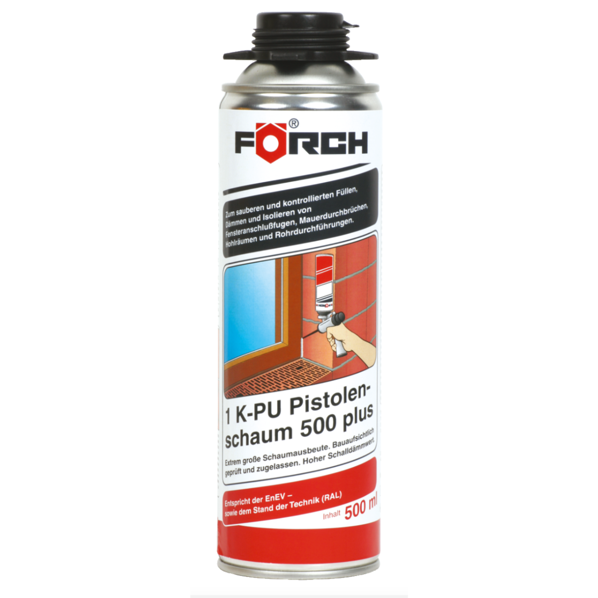 Förch Pistoolschuim 1K-PU 500 plus B2
