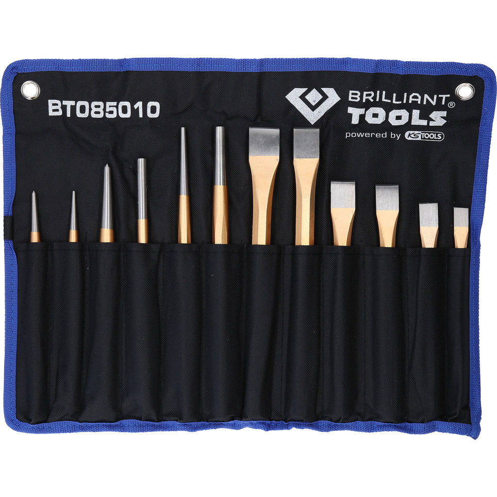 Brilliant tools beitel en drevelset 12 delig