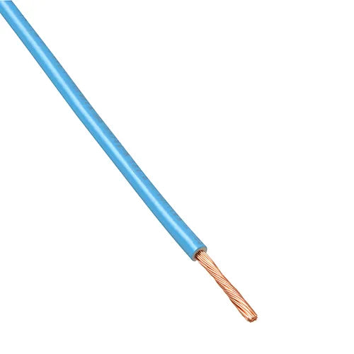 Montage snoer Blauw 6mm² 90graden Per meter