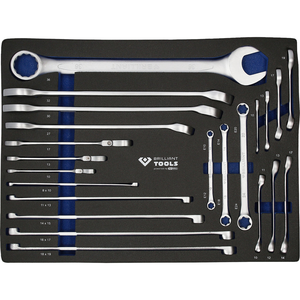 Brilliant tools Gereedschapswagen met 7 schuifladen gevuld 225 gereedschappen, bedrijfswagens