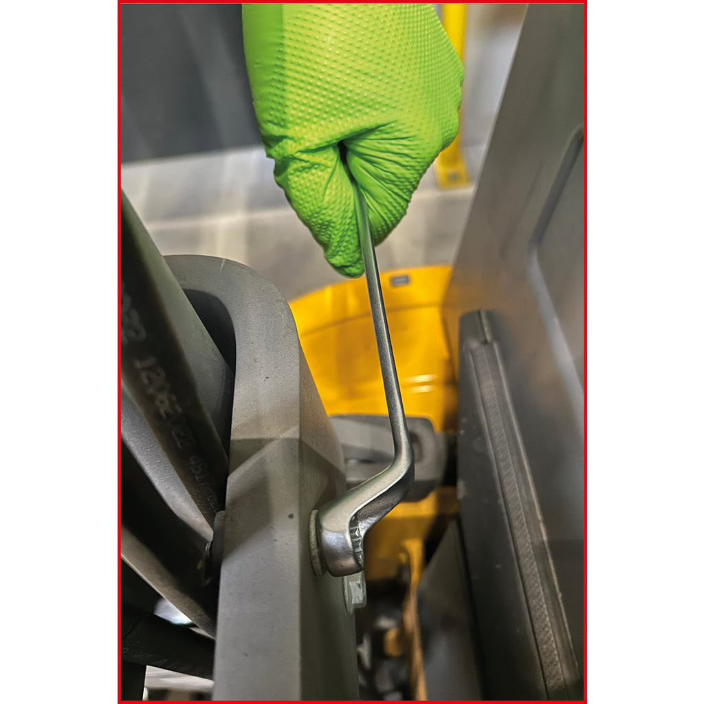 Dubbele ringsleutelset, diep gebogen, 8-dlg Competition