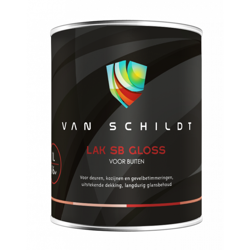 Van schildt SB high glos 1000ml wit
