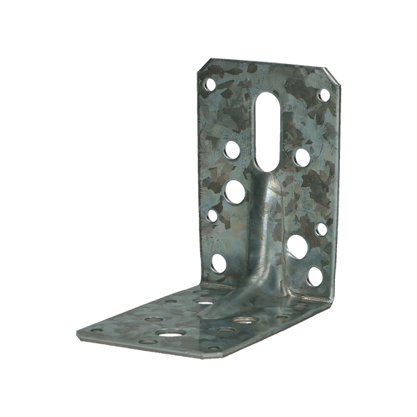 Versterkingshoek Hoekanker met ril 60x90x90mm gegalvaniseerd