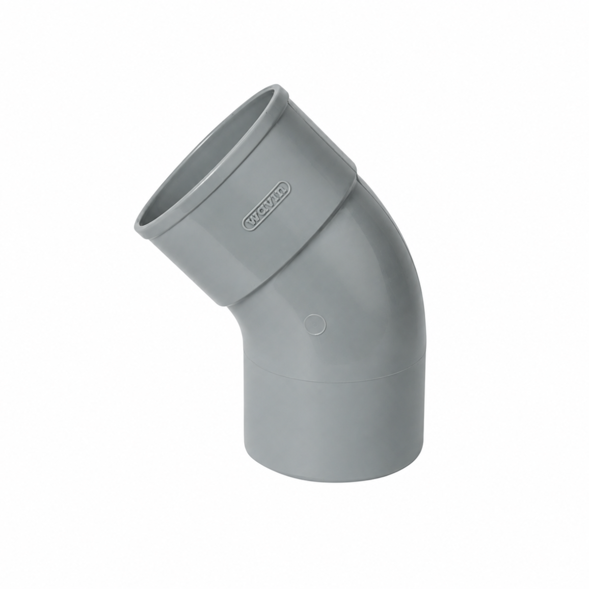 Wavin PVC bocht 45° HWA mof-spie lijm 80mm