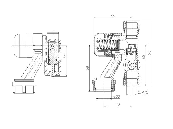 Bonfix inlaatcombinatie 8 bar