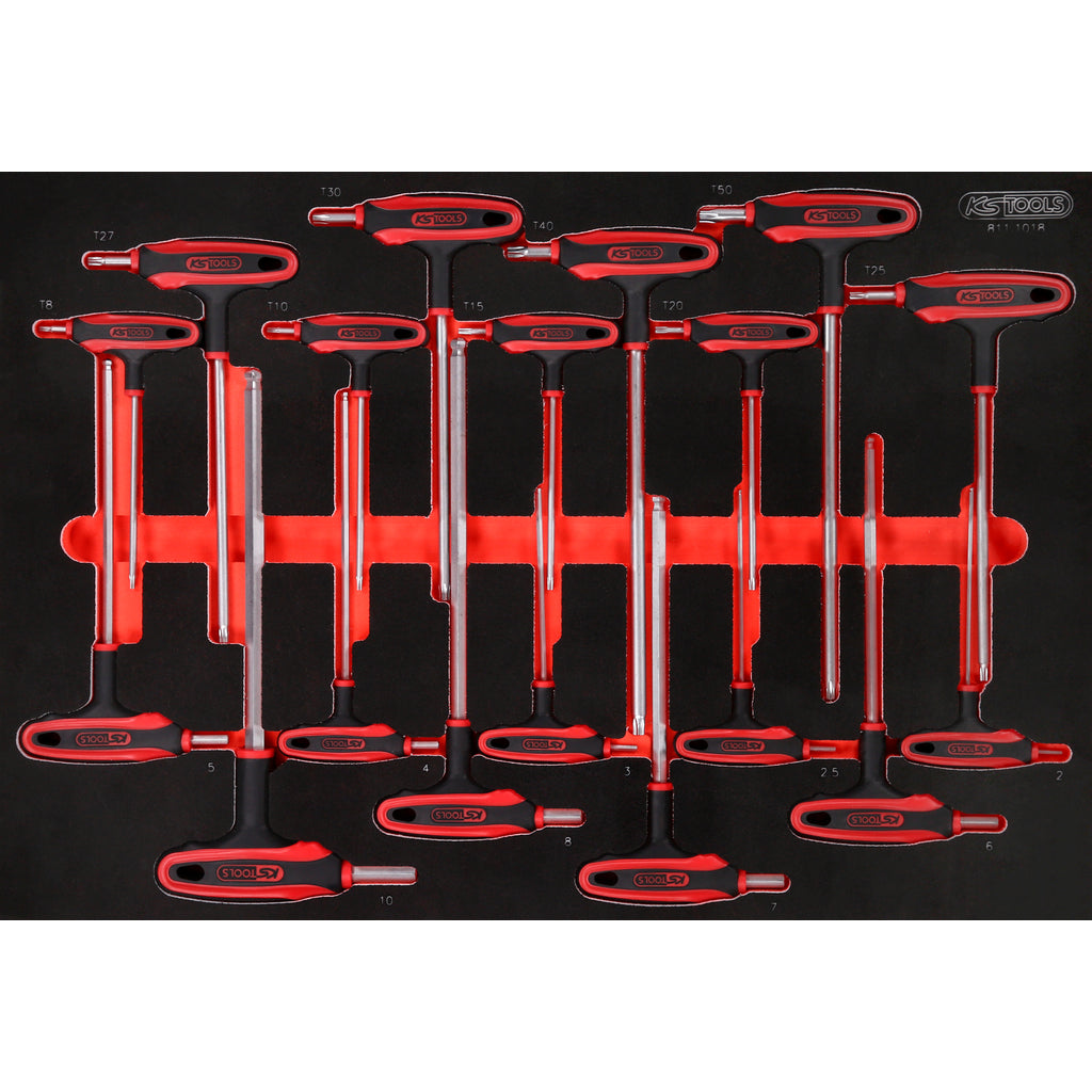 KS Tools Gereedschapwagen Performance 45P met 14 schuifladen GEVULD 950 Delig