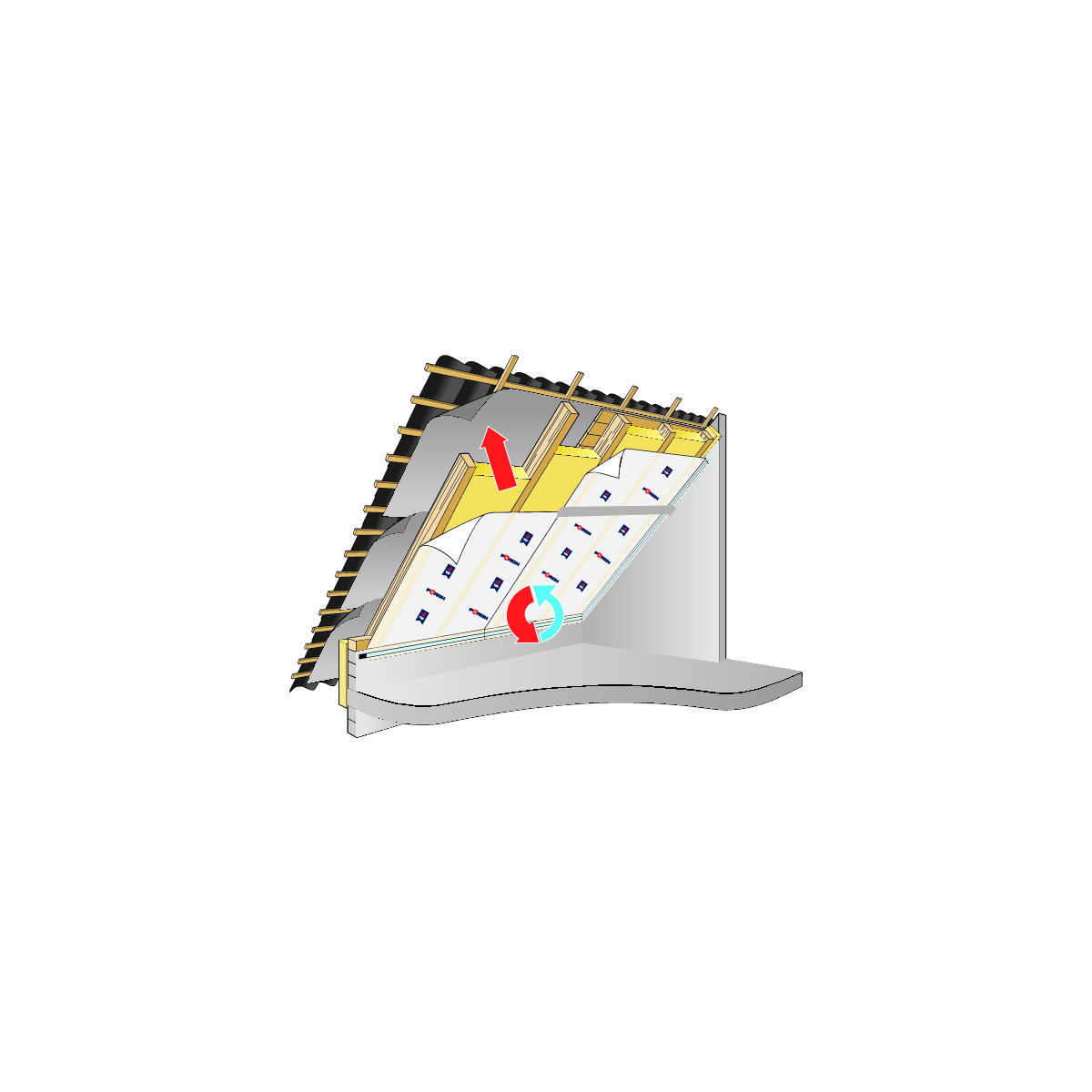 Förch Dampremmende folie SD 2 Klimastar FÖRCH 5* 1,5m x 50m