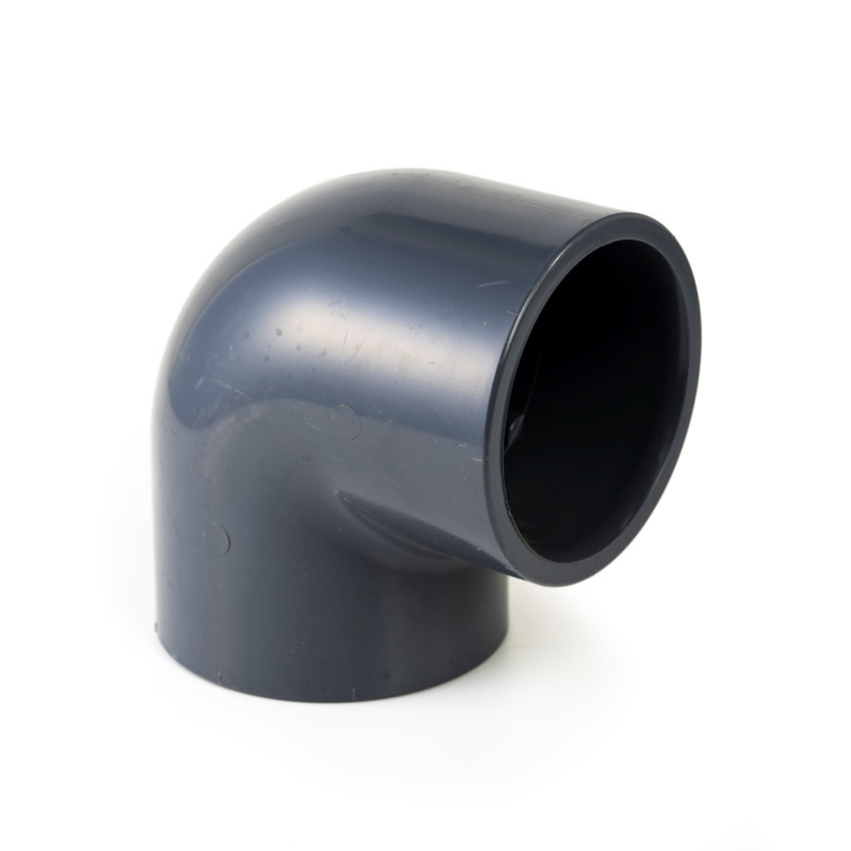 Pvc knie 90° lijm, Kiwa, 16 bar