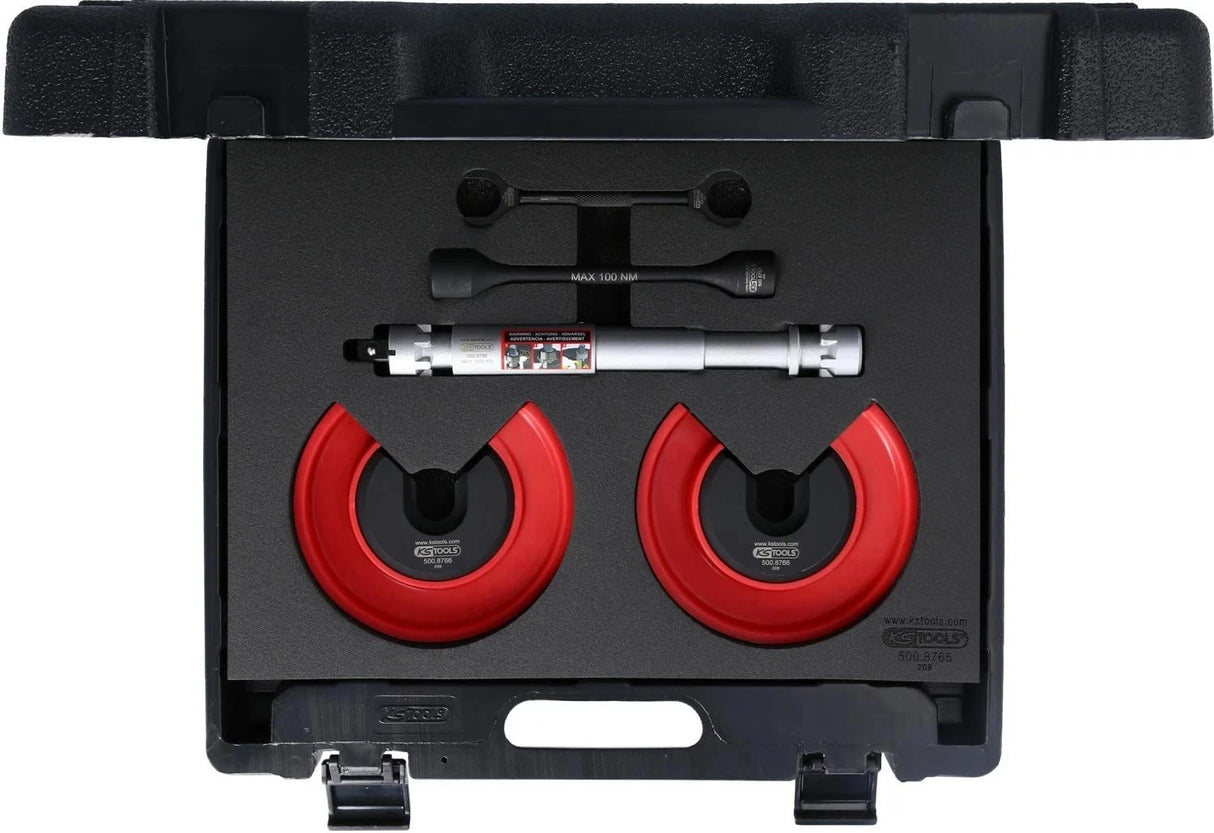 Telescoop-centerspannerset voor binnenliggende veren voor Audi en Seat, 11-dlg KS Tools