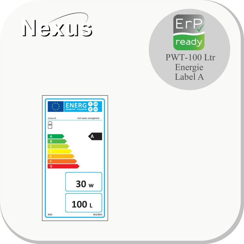Nexus RVS buffervat 100 liter