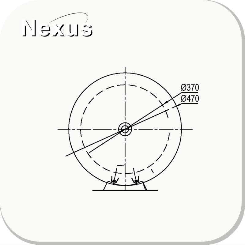 Nexus RVS buffervat 80 liter Vloer & wand montage