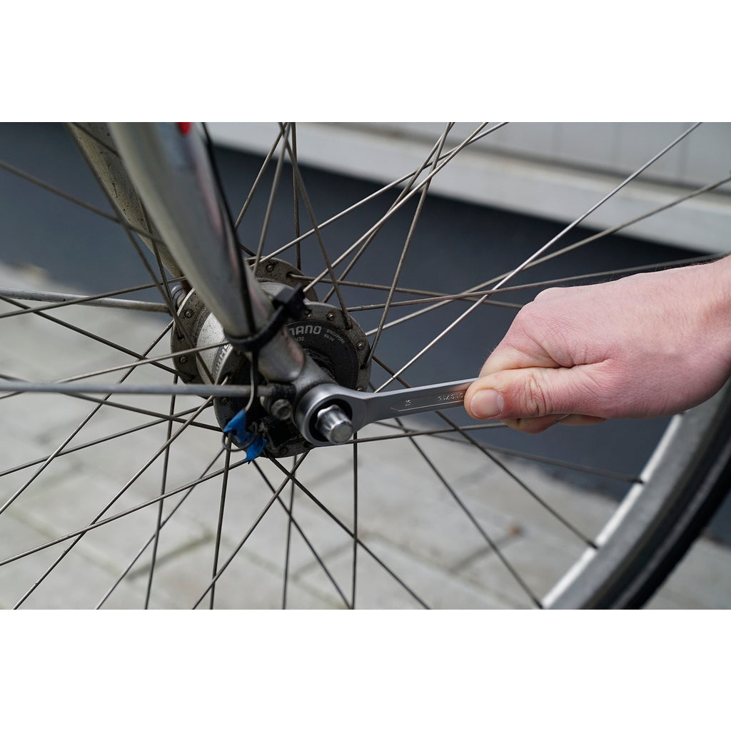 Ratelringsleutelset, 12 delig, 8 - 19 mm