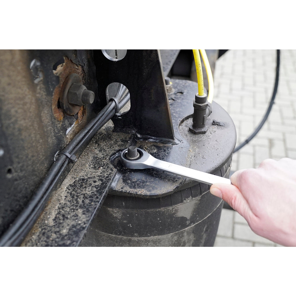 Ratelringsleutelset, 12 delig, 8 - 19 mm