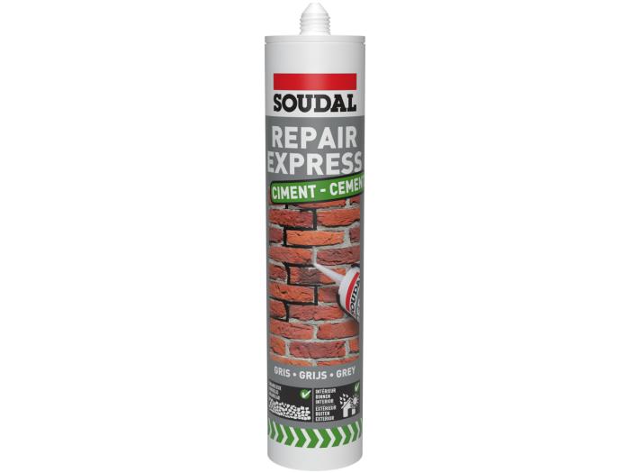 Soudal Repair Express Cement 290 ml grijs