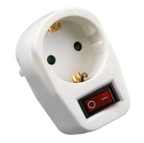 Stekker met schakelaar 1-voudig