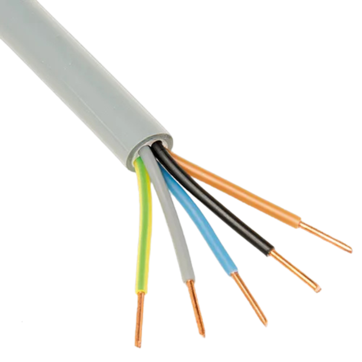 Waskönig Installationskabel - YMvK 5x2,5 mm2 - Schnittlänge pro Meter