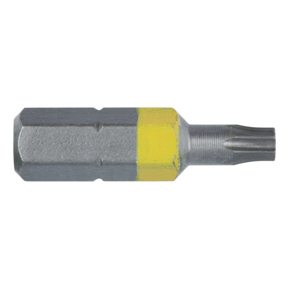 Bit Torx 15 25mm met kleurcodering