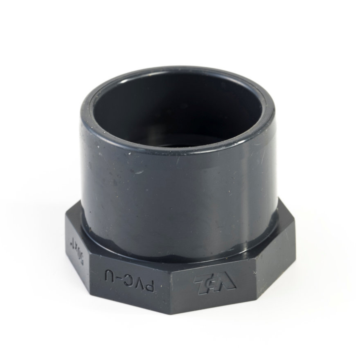 Pvc inzet-schroefring, uitwendig lijm x binnendraad, 16 bar