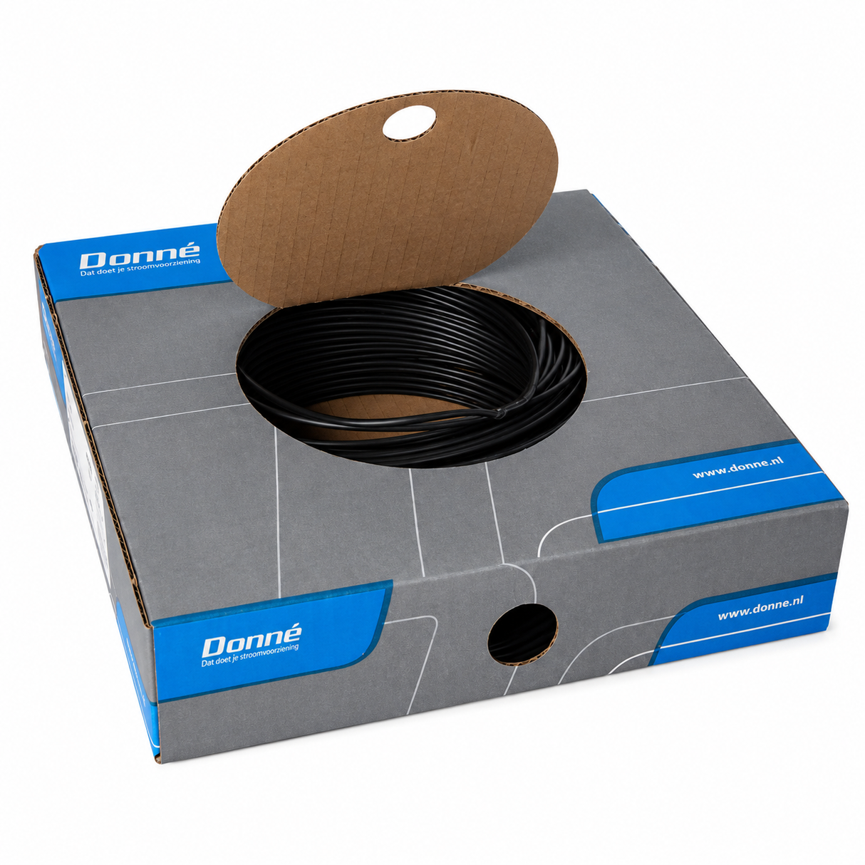 VD Installatiedraad - Donné Eca zwart 1,5 mm2