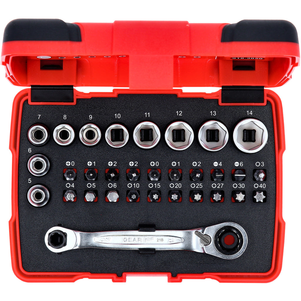 Ks tools Assortiment mini-ratelsleutels met dubbele ringsleuteluiteinden 31-delig