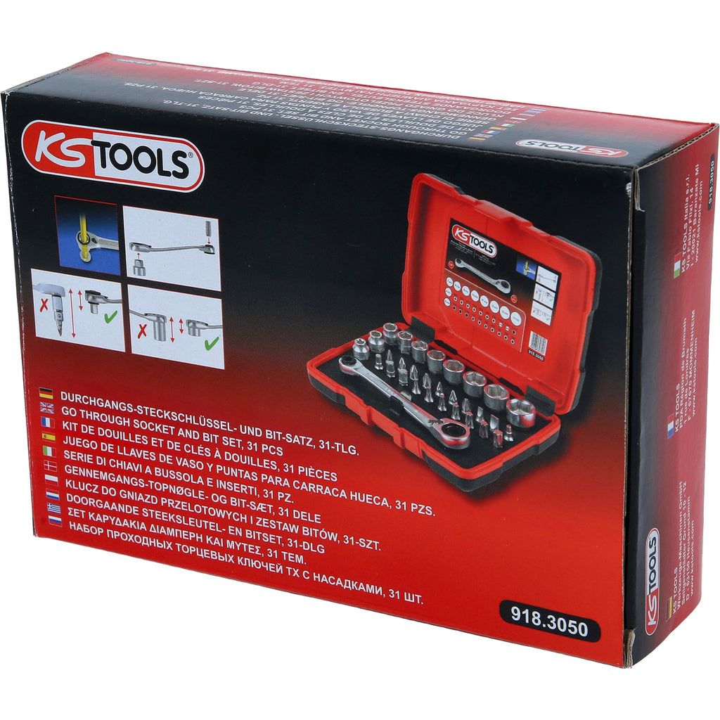 Ks tools Assortiment mini-ratelsleutels met dubbele ringsleuteluiteinden 31-delig