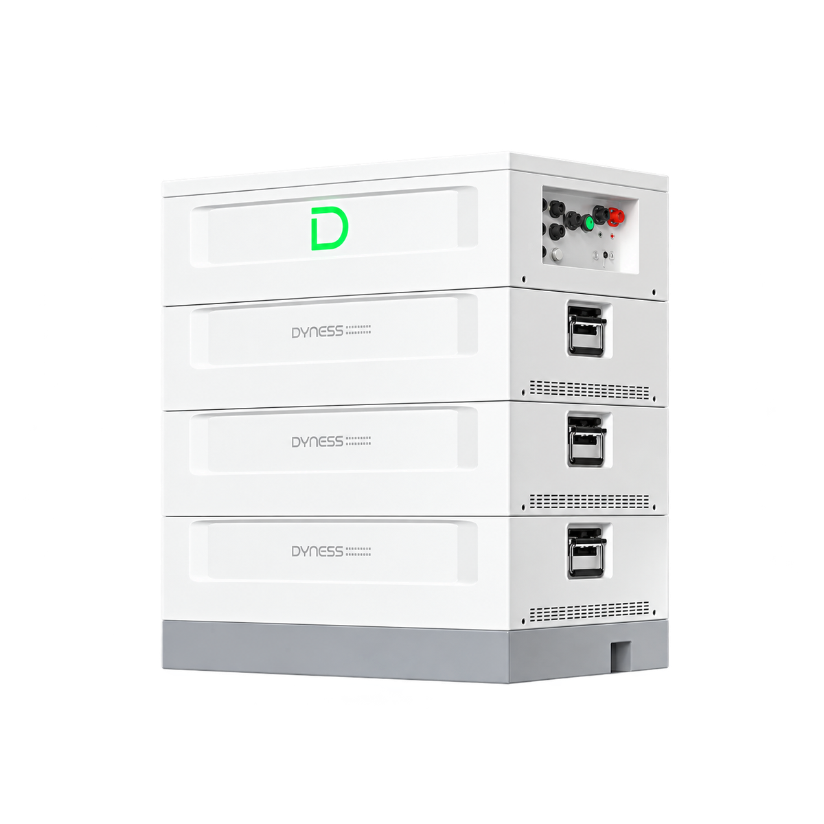 Dyness STACK100 PRO thuisbatterij 15,36 kWh – inclusief besturingsmodule en voet