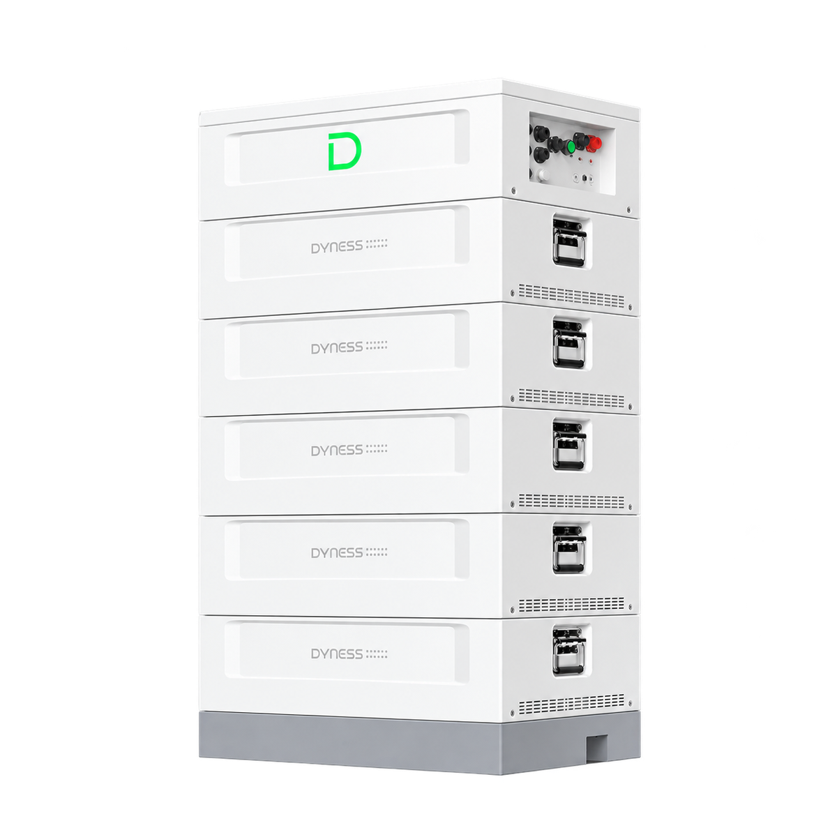 Dyness STACK100 PRO thuisbatterij 25,60 kWh – inclusief besturingsmodule en voet