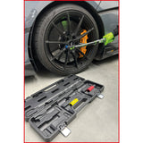 Competition Momentsleutel set 4 delig met omschakelbare ratelkop, 20-200Nm