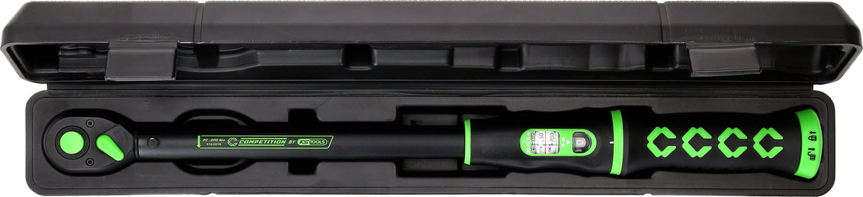 Competition Momentsleutel met omschakelbare ratelkop, 20-200Nm