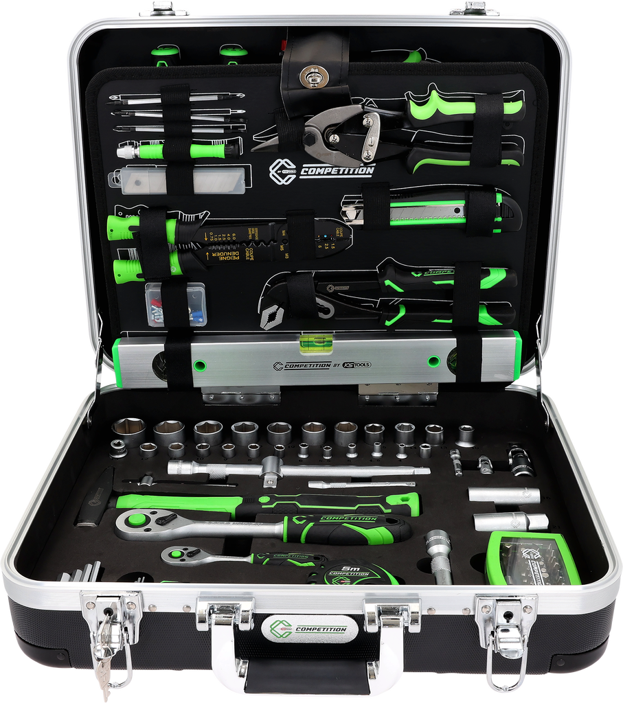 KS tools Competition 1/4" + 1/2" Universele-Gereedschapset, 145-dlg