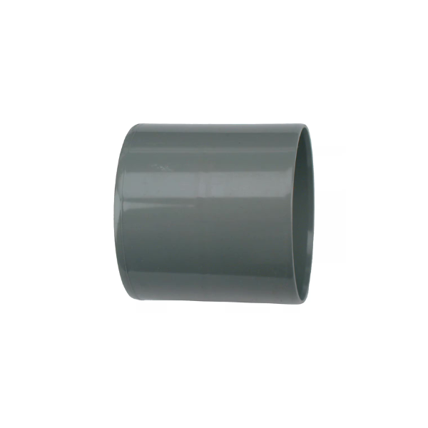 Mof pvc 2x inwendig lijm 40mm grijs