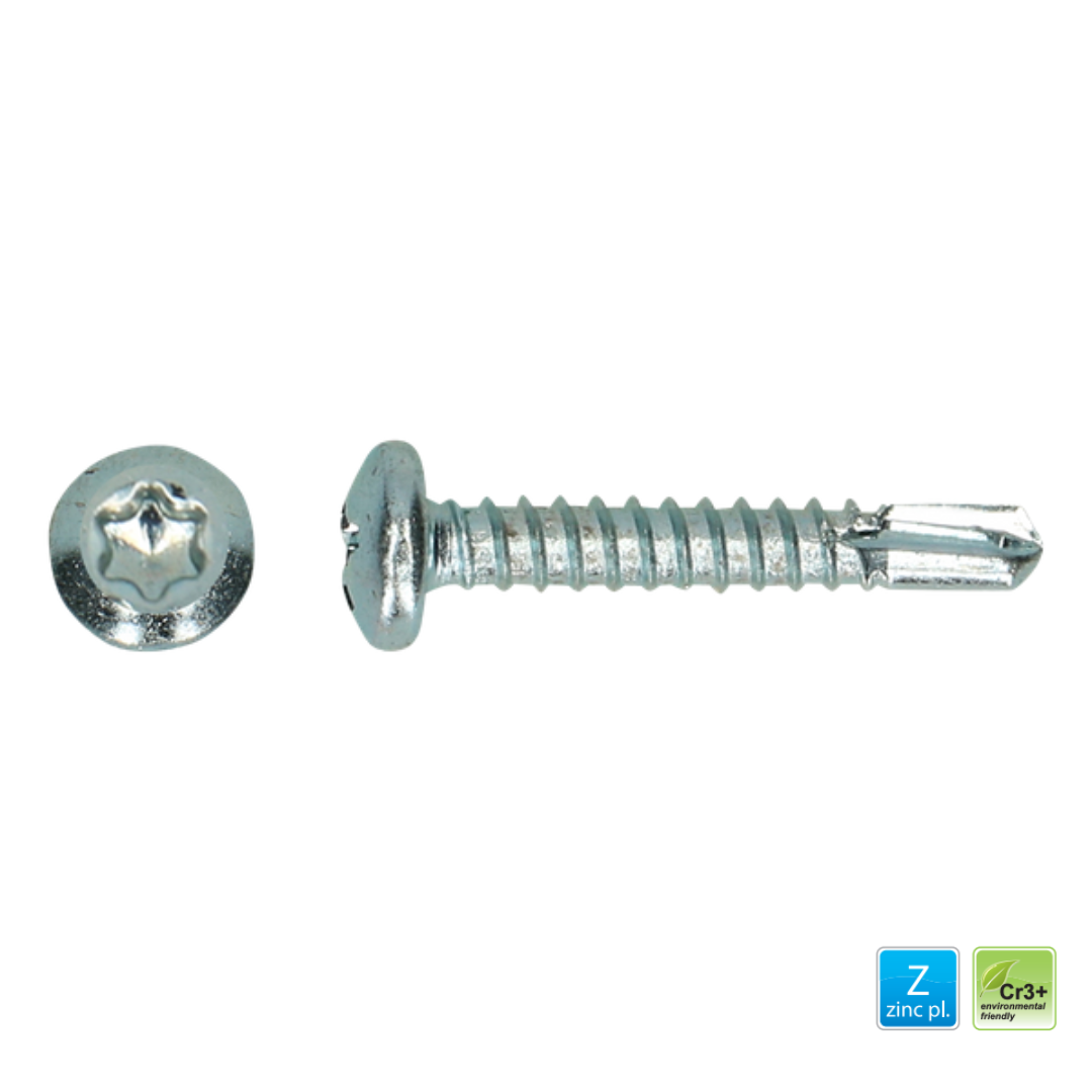 Zelftappende boorschroeven 4,2x19 mm Torx cilinderkop