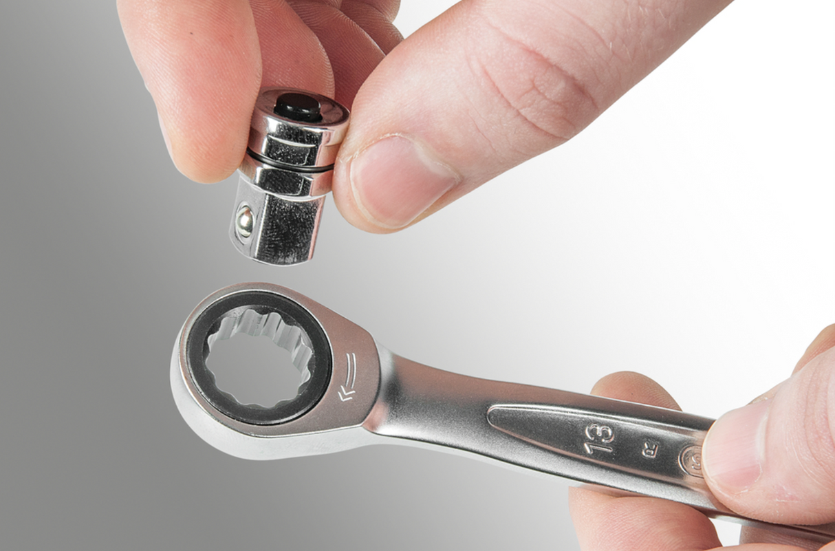 Ks tools Ratelringsteeksleutelset, 16-dlg gear plus