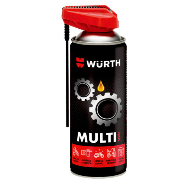 Würth Multispray 400 ml Black edition met corbra kop