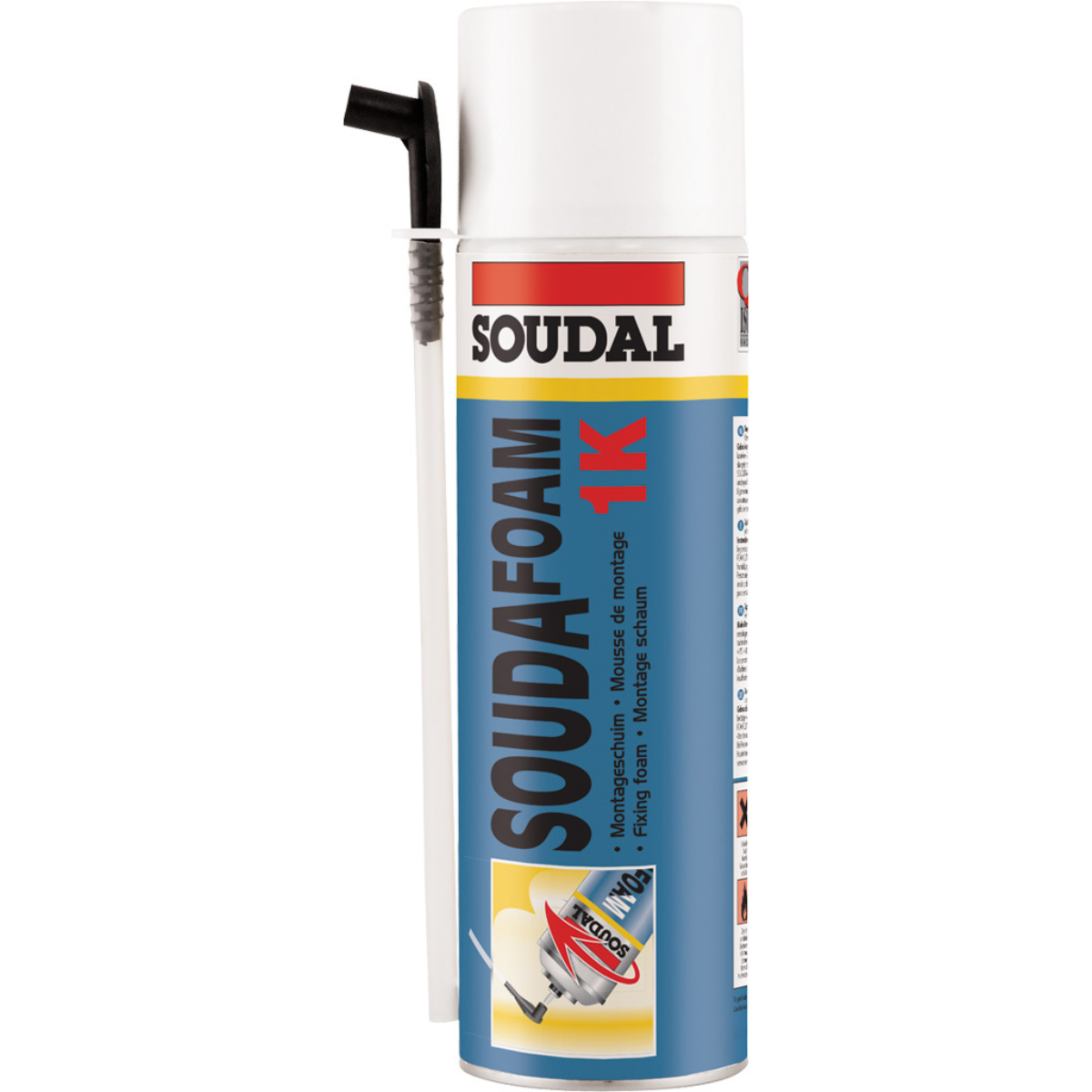 Soudal soudafoam 1k 500ml manueel pu schuim
