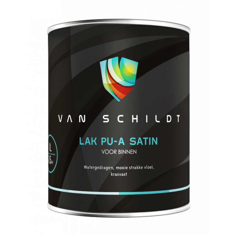 Van schildt PU zijdeglans waterbasis 1000 ml