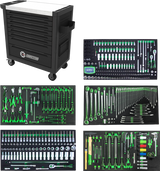 KS Tools COMPETITION gereedschapswagen met 8 laden en 434-dlg Premium gereedschap