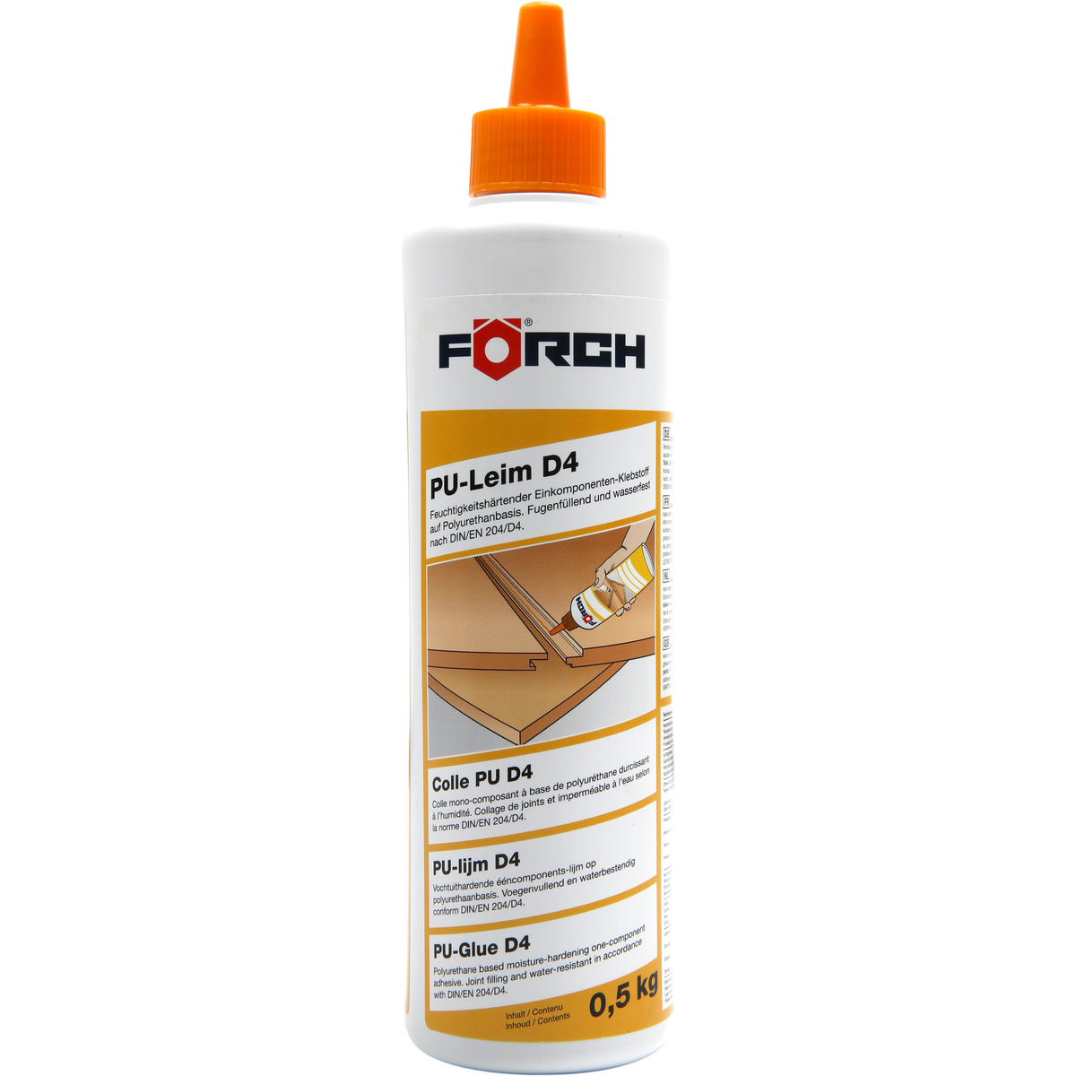 Förch Constructielijm 500ml 1K-PU Lijm D4